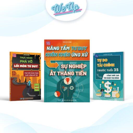 Combo 5 cuốn sách: Nâng tầm tư duy, Phá vỡ lối mòn tư duy, Khỏe mạnh hạnh phúc ,100 ngày hành động, Tự do tài chính